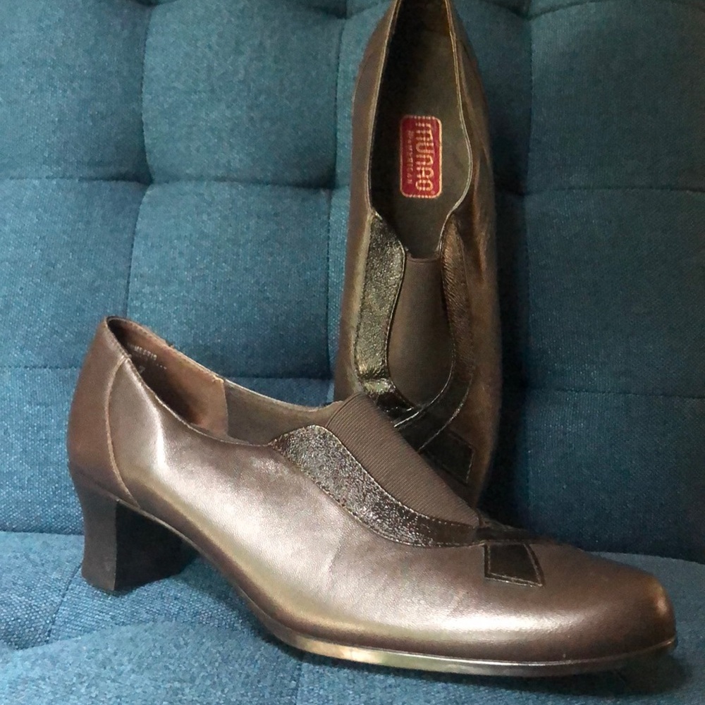 Kitten Heel Slip Ons